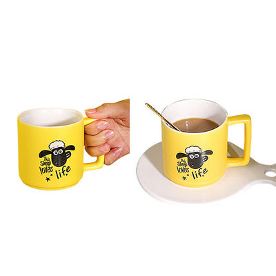 Logotipo personalizado aceptable Sublimación en blanco Latte Café moderno Lujo Tazas de porcelana para novio