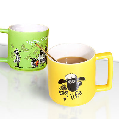 Logotipo personalizado aceptable Sublimación en blanco Latte Café moderno Lujo Tazas de porcelana para novio