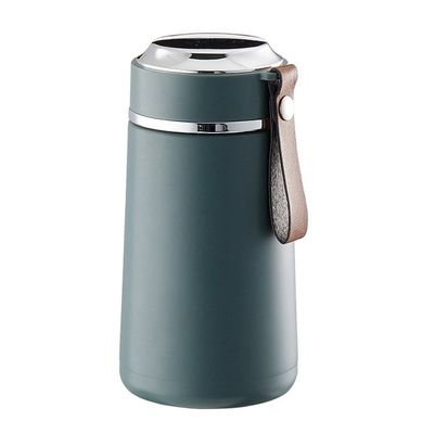 350ml Capacidad 304 botella de agua de acero inoxidable Taza de vacío con mango de cuerda