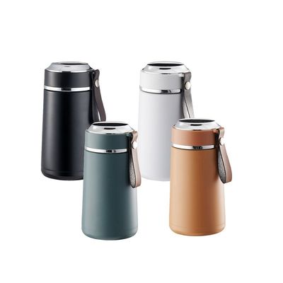 Volver a la escuela esencial 350ml de acero inoxidable cáliz aislada tumbler con mango de cuerda