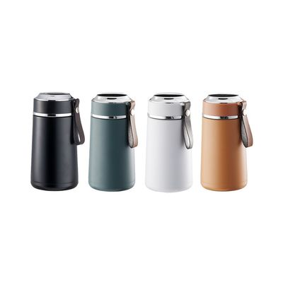 Volver a la escuela esencial 350ml de acero inoxidable cáliz aislada tumbler con mango de cuerda