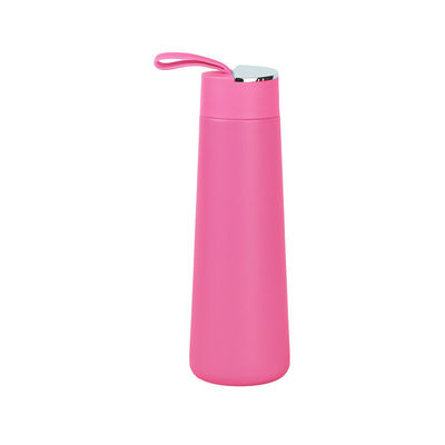 Color personalizado 304 Acero inoxidable Vacuo Deportivo Portátil 350ml Botella de agua con mango