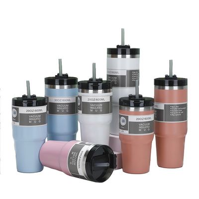 304 de acero inoxidable boca de bebida clásica 20 oz 30 oz térmico vacío botella de agua deportiva