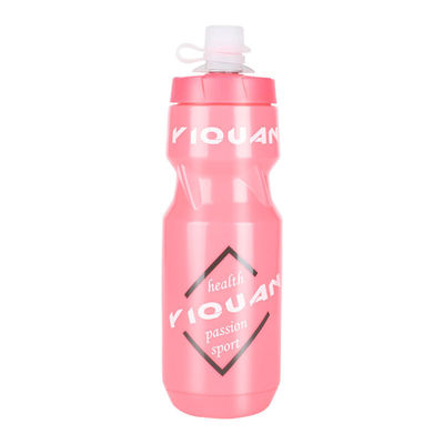 Logotipo personalizado aceptable 710 ml caldera de plástico a prueba de fugas para deportes al aire libre y acondicionamiento físico