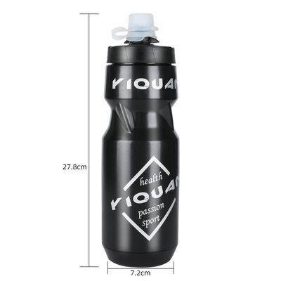 Logotipo personalizado aceptable 710 ml caldera de plástico a prueba de fugas para deportes al aire libre y acondicionamiento físico