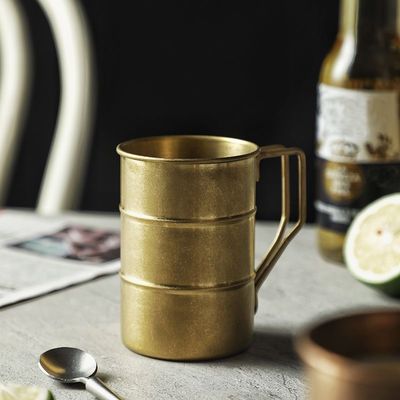 Vintage 380ml Taza de café portátil botella de agua de acero inoxidable 304 para viajar