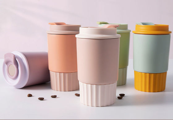Botella de viaje portátil de 350 ml Taza de acero inoxidable al vacío con taza aislada reutilizable