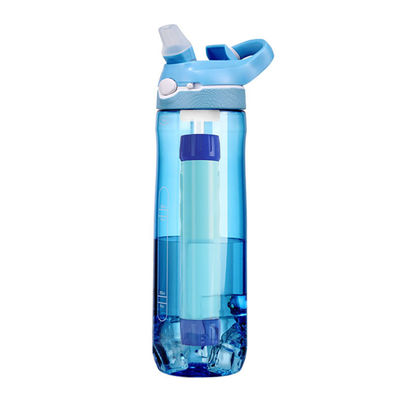 183 g Botella de agua de plástico de Tritán sin BPA tipo paja 750 ml para batido de proteínas de fitness