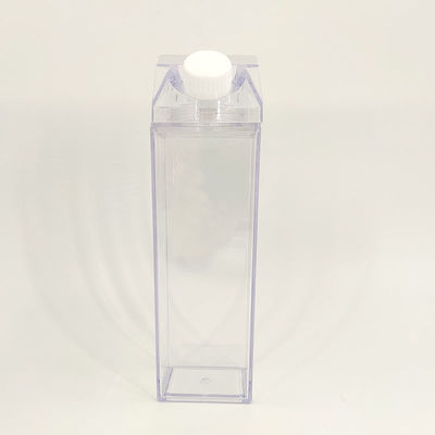 Botella de agua transparente de plástico a prueba de fugas de calidad alimentaria de 500 ml ideal para uso al aire libre