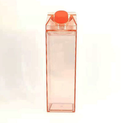 Botella de agua transparente de plástico a prueba de fugas de calidad alimentaria de 500 ml ideal para uso al aire libre