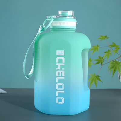 Logotipo personalizado 1.6L 2.2L BPA Libre Gradiente Color Copo de agua para eventos al aire libre e interior