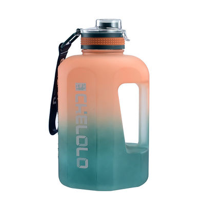 Botella de agua de viaje de plástico Revestimiento anticorrosión No equipado 1.6L 2.2L caldera de gimnasio
