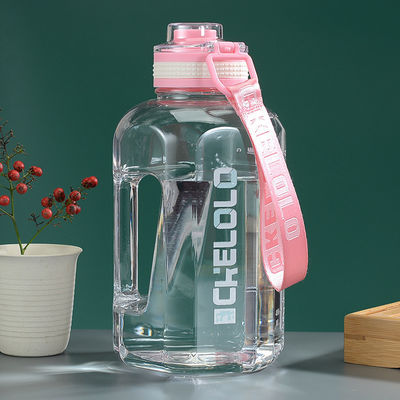 Botella de agua de viaje de plástico Revestimiento anticorrosión No equipado 1.6L 2.2L caldera de gimnasio