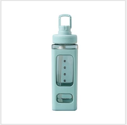 Cacerola para deportes al aire libre 1000 ml Triitan sin BPA con marca de tiempo y recubrimiento anticorrosión