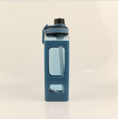 Cacerola para deportes al aire libre 1000 ml Triitan sin BPA con marca de tiempo y recubrimiento anticorrosión