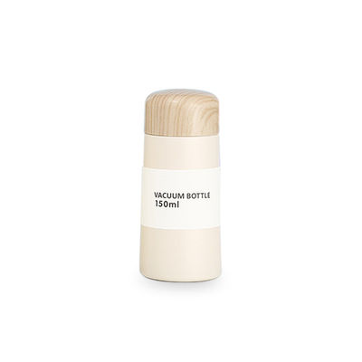 OEM/ODM aceptable Mini Casual Water Cup con tapa de madera y material de acero inoxidable