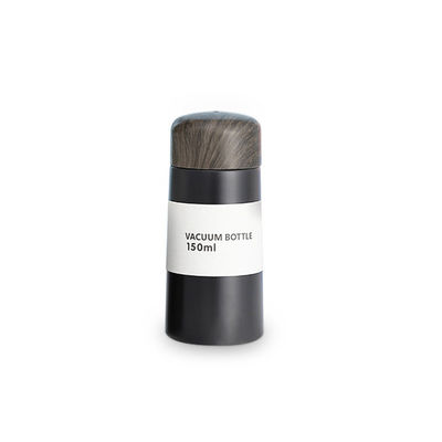 OEM/ODM aceptable Mini Casual Water Cup con tapa de madera y material de acero inoxidable