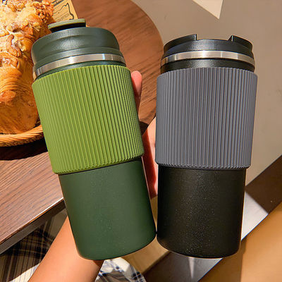450ml Capacidad Taza de café de acero inoxidable de viaje portátil térmica tumbler de prueba de fugas taza
