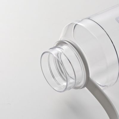 Botella de agua de plástico transparente libre de BPA de 1000 ml con rendimiento de aislamiento térmico