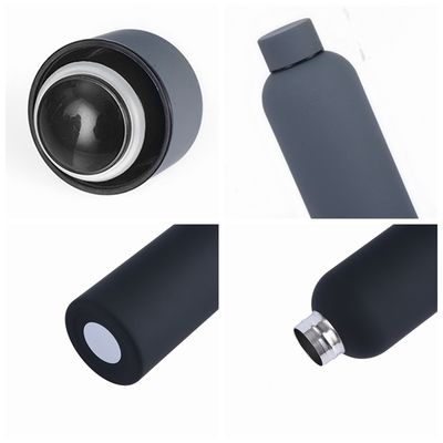 Bala 25OZ 33OZ Botella de vacío de acero inoxidable portátil de doble pared para deportes