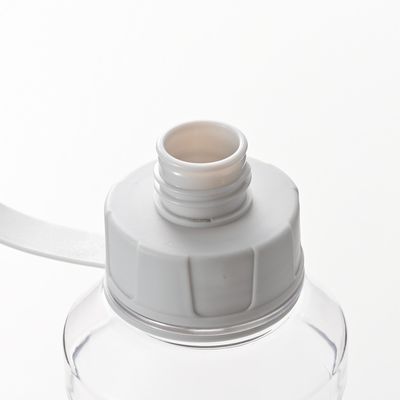 Bebida directa Botella de agua de plástico transparente libre de BPA de 1000 ml con logotipo personalizado