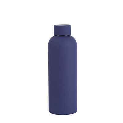 350ml 500ml 750ml Flasca térmica aislada de vacío Botellas de agua metálicas con logotipo personalizado