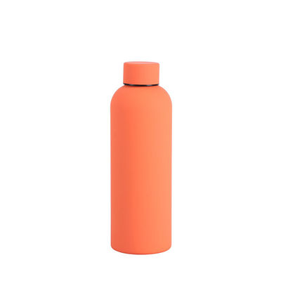 Diseño minimalista 750ml/1000ml Botella de agua deportiva de acero inoxidable de doble pared para acampar