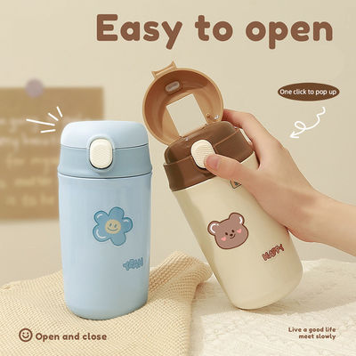 Performance de aislamiento térmico 12-24 horas Botella de agua de acero inoxidable 304 para niños