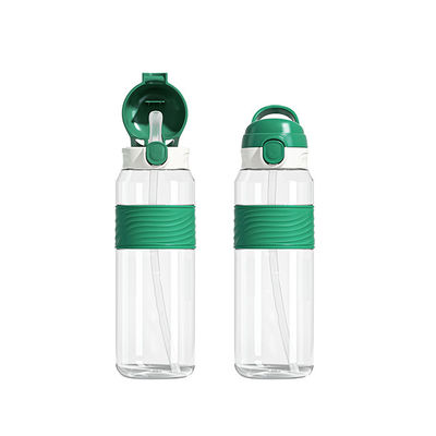 NP1080SA1 Logotipo personalizado Impreso Niños Kawaii Sublimación Bpa Libre Botellas de agua deportiva clara con paja