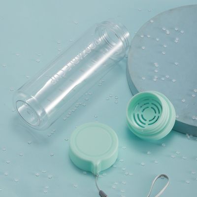 LID y marcador de tiempo BPA gratis Botella de agua para deportes motivacionales para actividades al aire libre