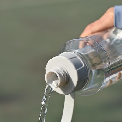 Unisex Aplicable 1000ml Botella de agua de plástico transparente libre de BPA adecuada para hervir agua