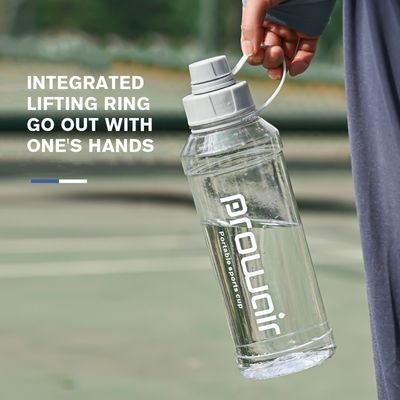 Botellas de agua potable ecológicas de 1000 ml con caldera portátil y gran capacidad