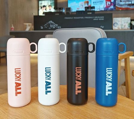 Flasco deportivo de 500 ml con tapa ideal para mantener la bebida caliente fría 12-24 horas de acero inoxidable