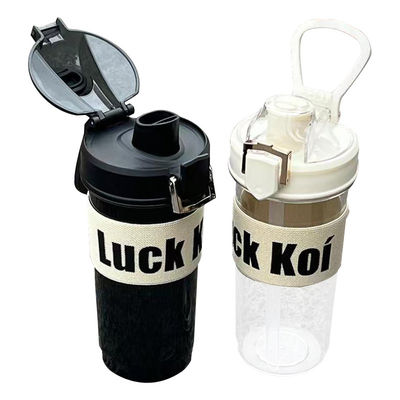 Botella de agua deportiva de 600 ml con diseño atractivo y material libre de BPA