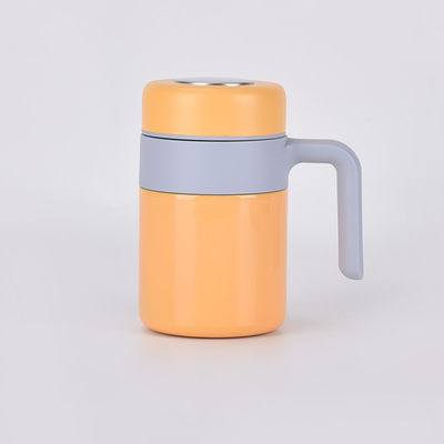 HANDGRIP Classic 500ml Taza de café de acero inoxidable para el fitness y diseño a prueba de fugas