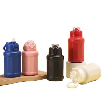 Diseño CLÁSICO Mejor botella de agua deportiva de acero inoxidable aislada de doble pared de 1000 ml para adultos