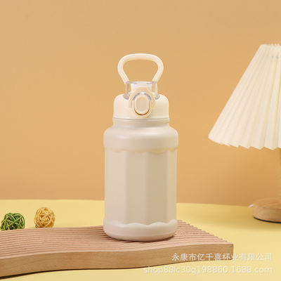 Diseño CLÁSICO Mejor botella de agua deportiva de acero inoxidable aislada de doble pared de 1000 ml para adultos