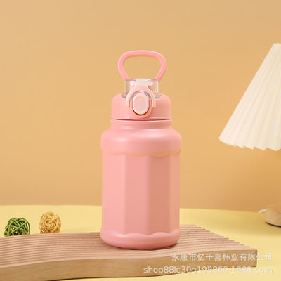 Diseño CLÁSICO Mejor botella de agua deportiva de acero inoxidable aislada de doble pared de 1000 ml para adultos