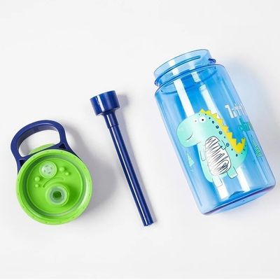 En stock 500ml personalizado Bebidas para niños Botella de agua sin BPA Botella de bebida de plástico
