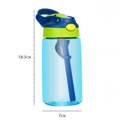 En stock 500ml personalizado Bebidas para niños Botella de agua sin BPA Botella de bebida de plástico