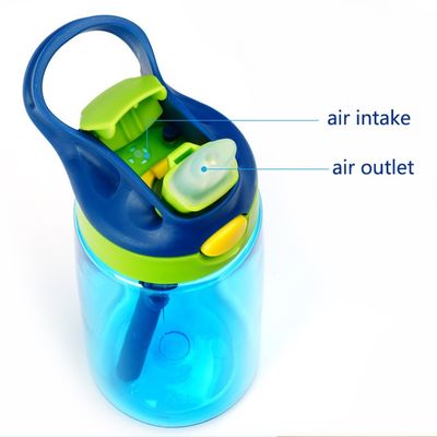 En stock 500ml personalizado Bebidas para niños Botella de agua sin BPA Botella de bebida de plástico