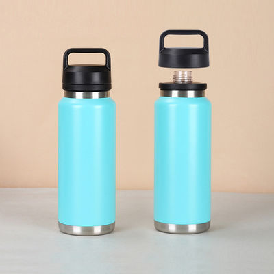 18 oz 26 oz 36 oz Botellas de agua aisladas al vacío Tapones de acero inoxidable para deportes portátiles