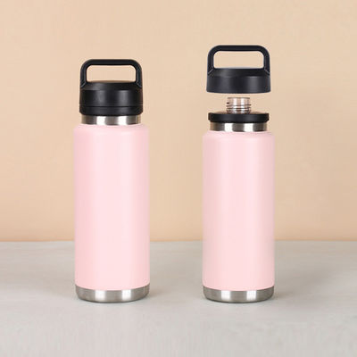 Botellas de vacío de acero inoxidable con logotipo personalizado de grado alimenticio boca ancha 18oz 26oz 36oz