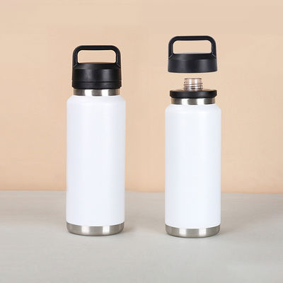 Botellas de vacío de acero inoxidable con logotipo personalizado de grado alimenticio boca ancha 18oz 26oz 36oz