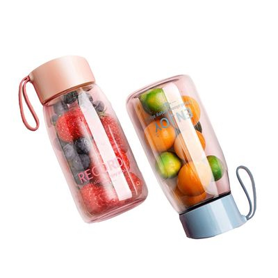 380ml Taza de agua para deportes al aire libre con mango de cuerda y revestimiento anticorrosión
