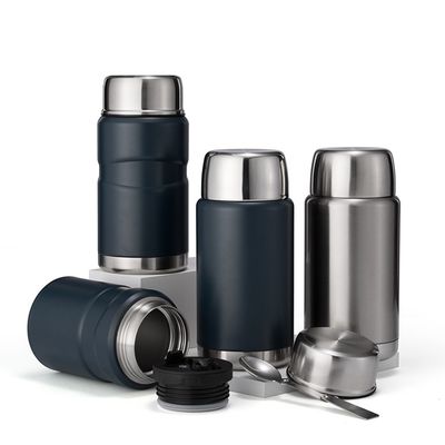 Muestra Proporcionar Logotipo personalizado de acero inoxidable de doble pared aislada Bento Set de la caja de almuerzo