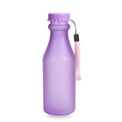 OEM aceptable botella de agua sellada de plástico congelado portátil con cuerda para deportes