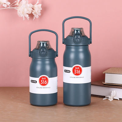 Flasca de vacío de acero inoxidable 316 con aislamiento térmico y tapa