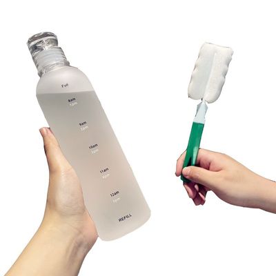 Botella de agua de plástico con recubrimiento anticorrosión para gimnasio libre de BPA