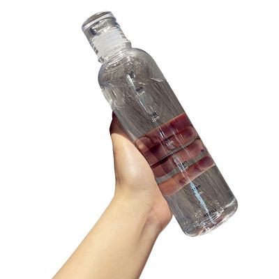 Botella de agua de plástico con recubrimiento anticorrosión para gimnasio libre de BPA